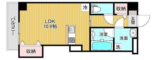 サンライズ五福公園（305） 間取り図画像