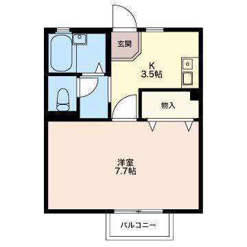 イゾラベラ呉羽（102） 間取り図画像