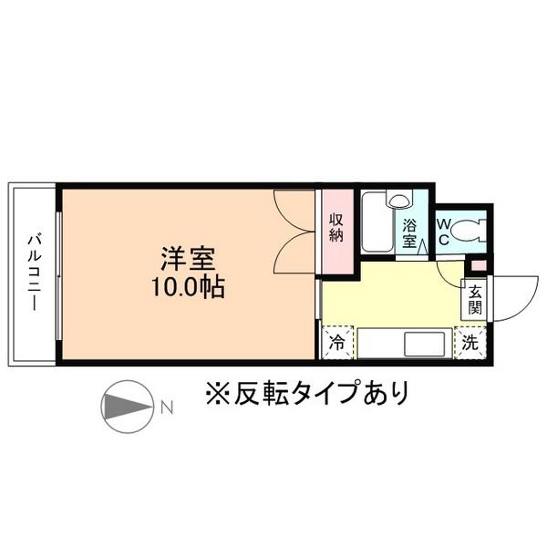 PLAZA磯部（104） 間取り図画像