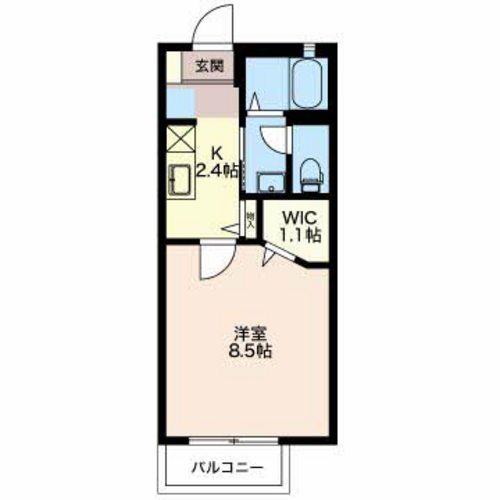 フルール（A106） 間取り図画像