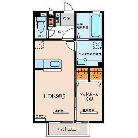 ハピネス大泉（202） 間取り図画像