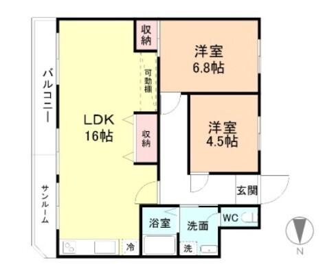 ライトクローバー（302） 間取り図画像