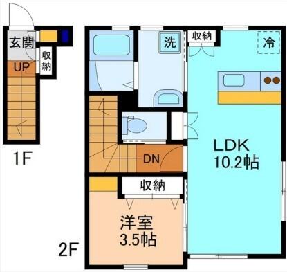 Serea One（201） 間取り図画像
