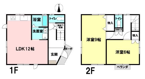 大泉貸戸建て（1） 間取り図画像