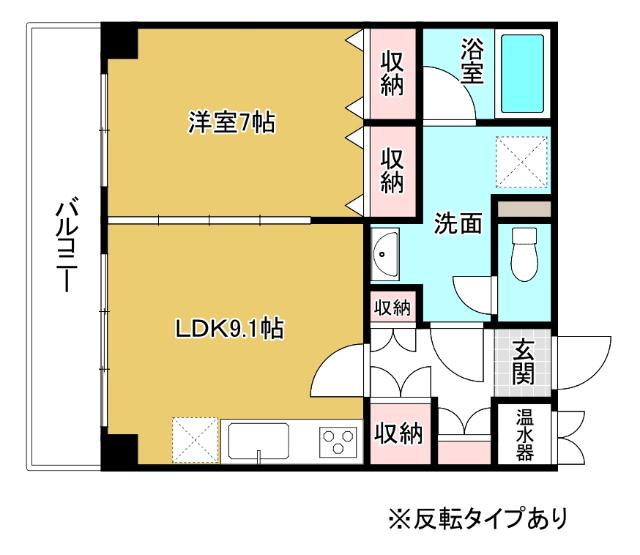 プレステージ富山（601） 間取り図画像