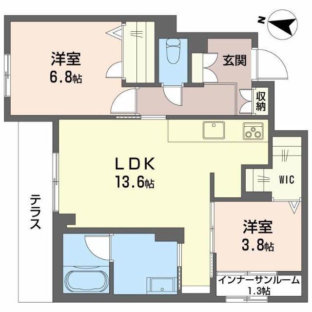 リオ・ルシオル（Rio　Luciole）（103） 間取り図画像