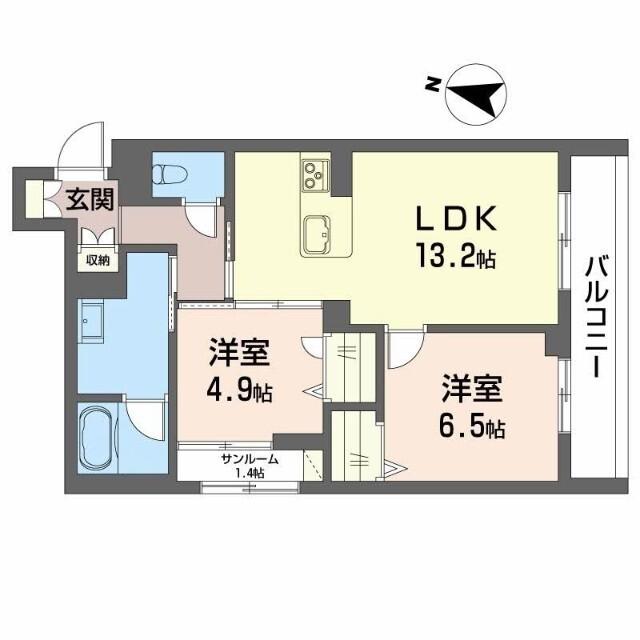 リオ・ルシオル（Rio　Luciole）（302） 間取り図画像