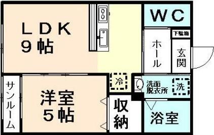 ブランネージュ（208） 間取り図画像