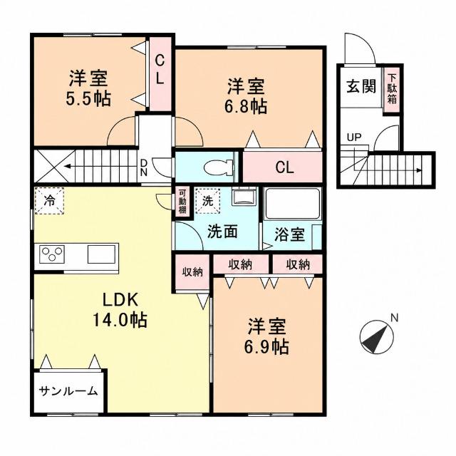 ソシアペンタスⅠ（202） 間取り図画像