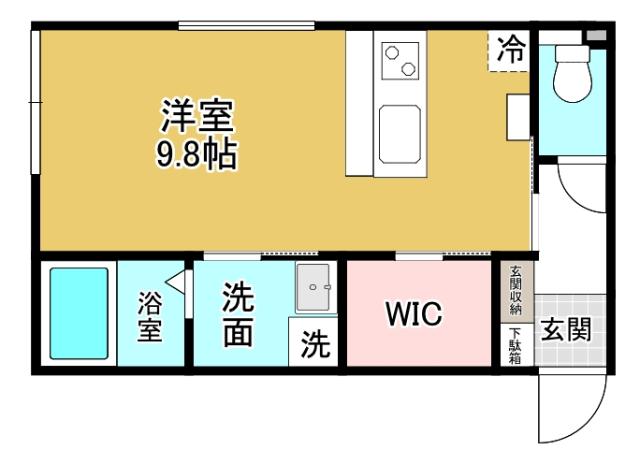 coco（106） 間取り図画像