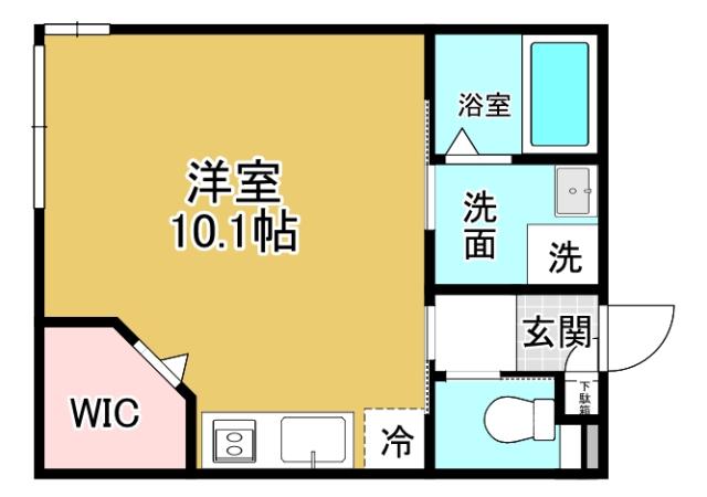 coco（201） 間取り図画像