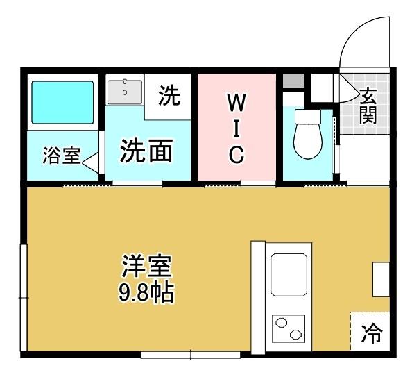 coco（203） 間取り図画像