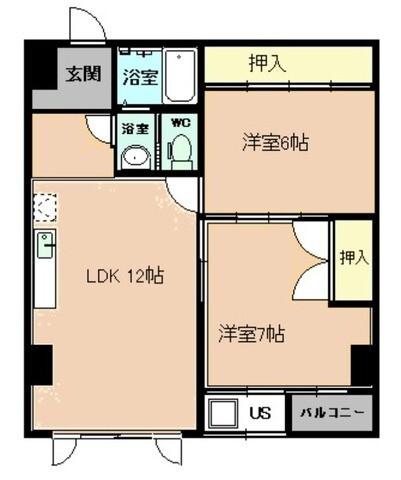 シャトー安野屋（302） 間取り図画像