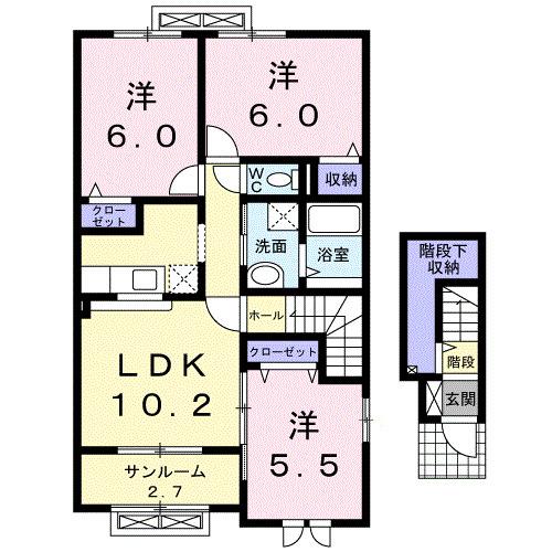 風雅（204） 間取り図画像