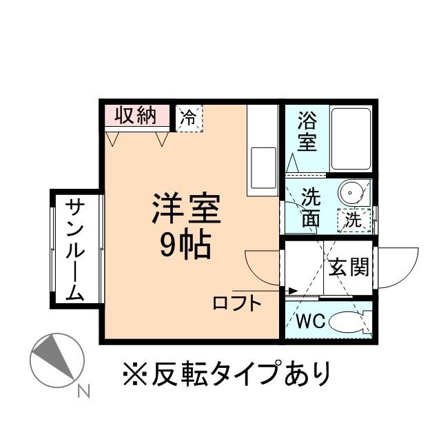 Pastel　Square（203） 間取り図画像