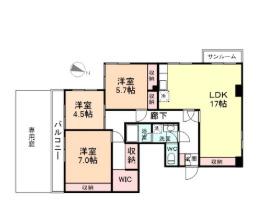 ライトクローバー（105） 間取り図画像