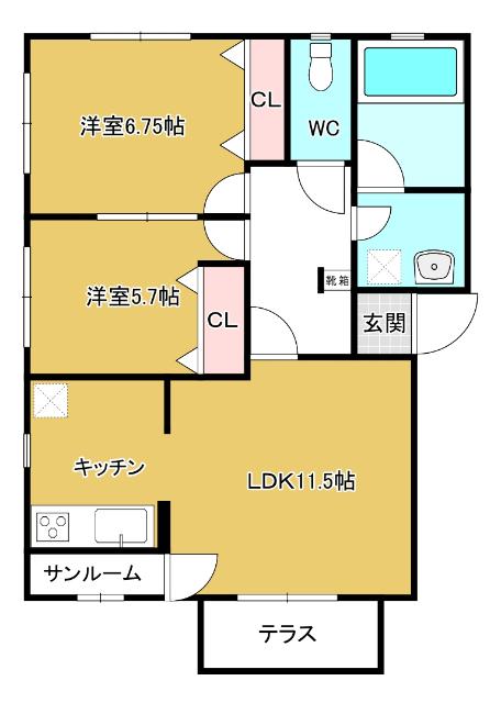  間取り図写真