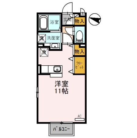 ルポ藤の木（207） 間取り図画像