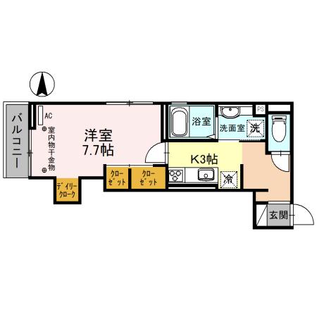 グランドコート堤町（207） 間取り図画像
