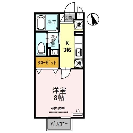 セジュール環水（105） 間取り図画像
