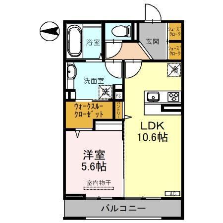 ルミナス古鍛冶町（202） 間取り図画像