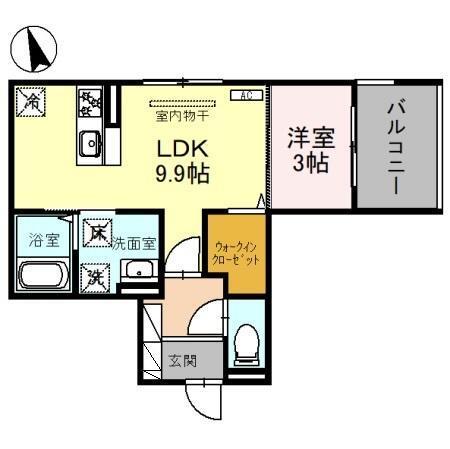 アッシュルーム36（102） 間取り図画像