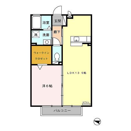 サニー ヴィレッジ（205） 間取り図画像