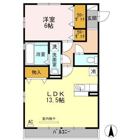 メゾン ドレッセ（105） 間取り図画像