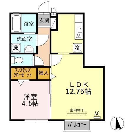リシェス・オカザキⅣ（105） 間取り図画像