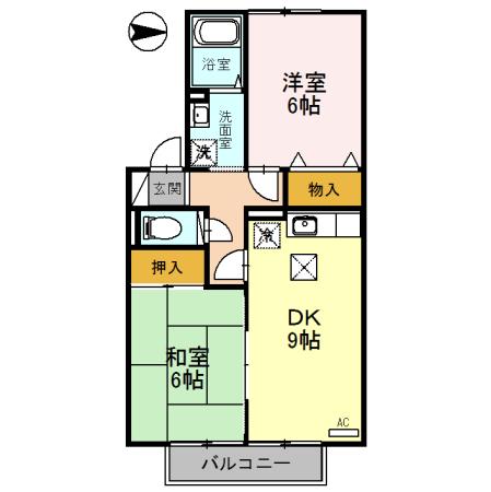 ヴィルクレール　B棟（103） 間取り図画像