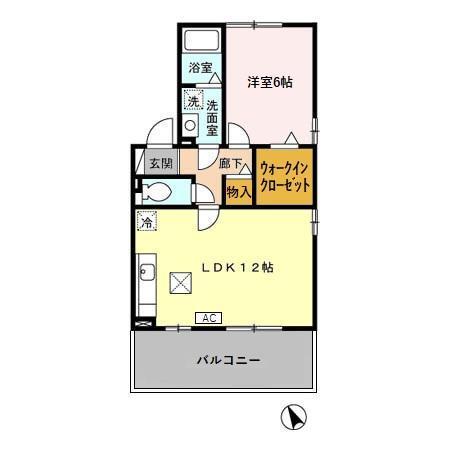 パークコート　Ａ（101） 間取り図画像