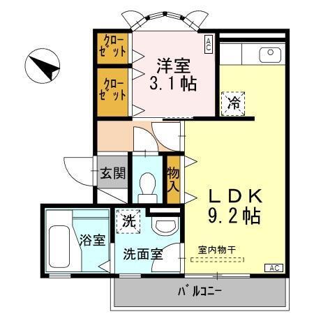 アイリス・ハイツ（303） 間取り図画像