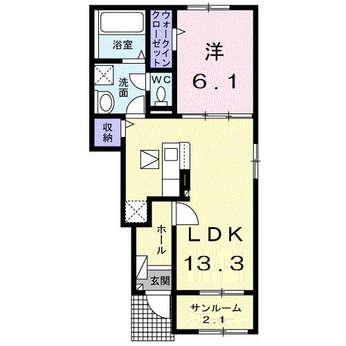 プルミエール手屋Ⅳ（105） 間取り図画像
