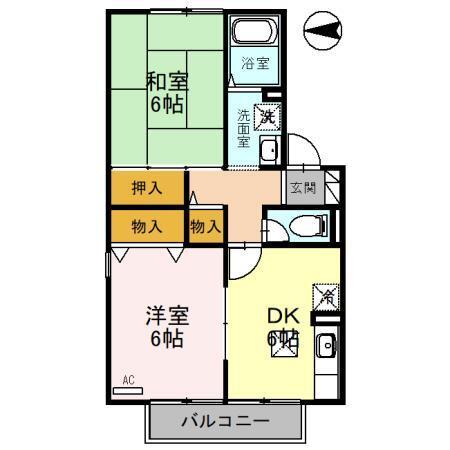 アルメリア（101） 間取り図画像