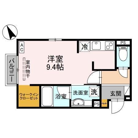 パチオーリ五福（202） 間取り図画像