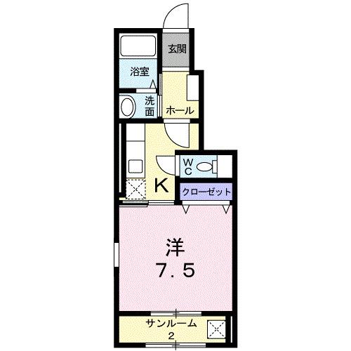 ラ　コリーヌ（103） 間取り図画像