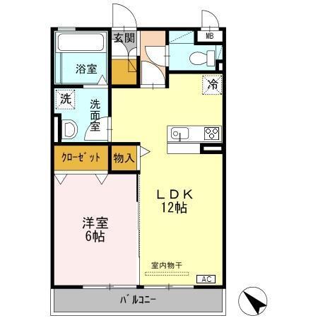 ロータス富山（205） 間取り図画像