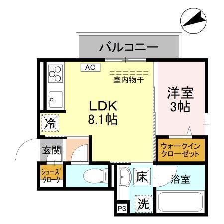 ツインリーフ（101） 間取り図画像