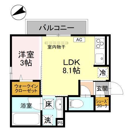 ツインリーフ（105） 間取り図画像