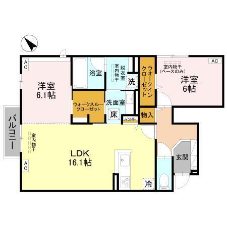 グラン　クレール（103） 間取り図画像