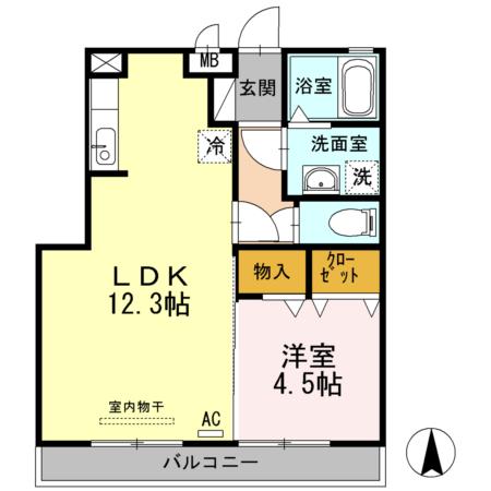メゾン ドレッセ（302） 間取り図画像