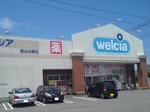 ウエルシア富山水橋店：550m