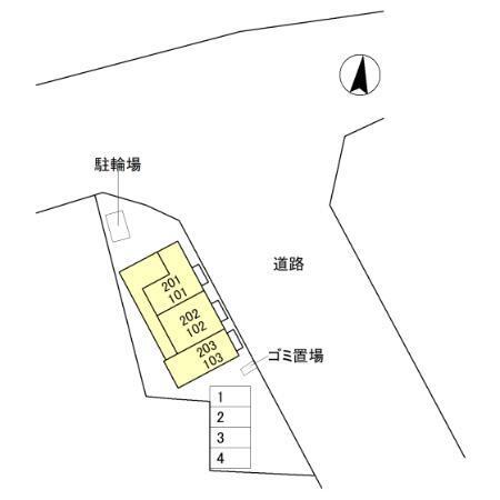 ウィット寺町（203） 駐車場