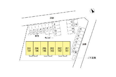 フェリーチェ（205） 駐車場