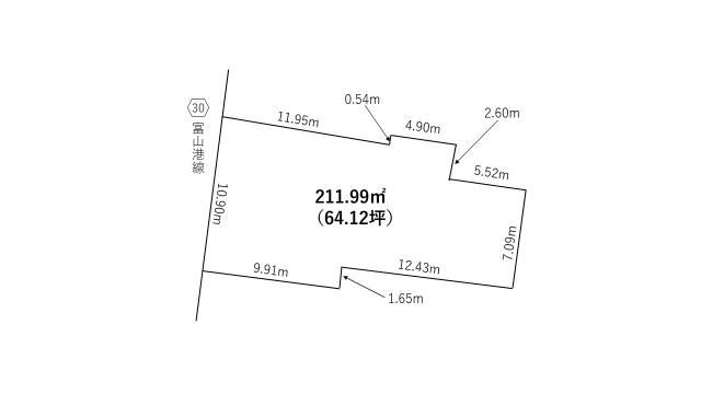 永楽町売地② 区画図