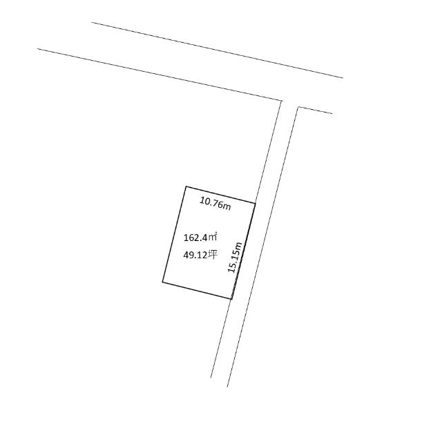 上大久保売地 区画図