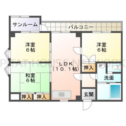  間取り図写真
