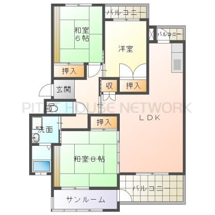  間取り図写真