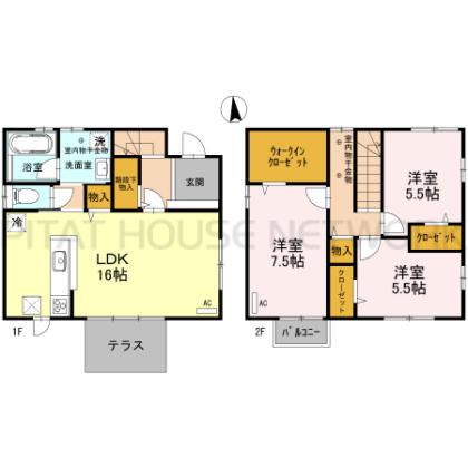  間取り図写真