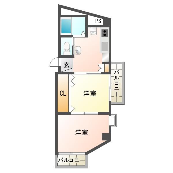 ノースヴィレッジⅡ（401） 間取り図画像